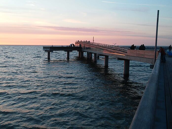 Ansicht der Seebrücke